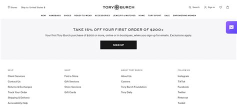 tory burch 15 discount